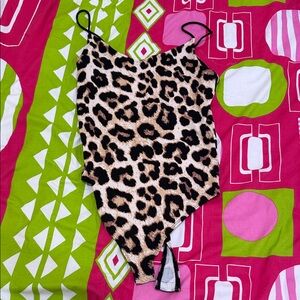 H&M Leopard Print Bodysuit